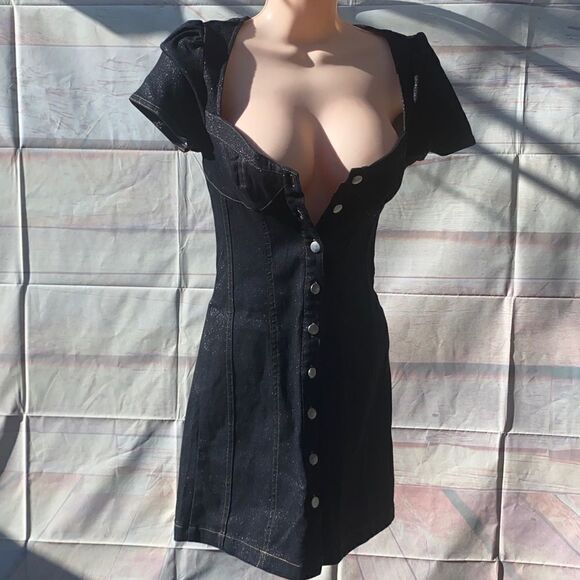 Urban Outfitters Dresses & Skirts - NWT button up denim dress by Urban Outfitters sz XS